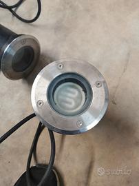 2 faretti faretto calpestabili gu10 impermeabili 