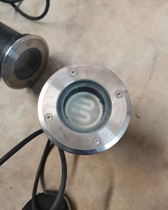 2 faretti faretto calpestabili gu10 impermeabili 