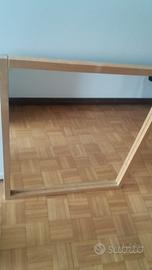 Specchio con cornice in legno 70x80