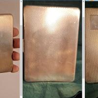 Portasigarette inglese in argento 925