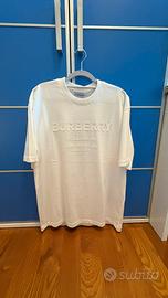 T-Shirt Burberry Uomo bianca