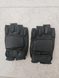 Guanti moto mezze dita taglia M in pelle