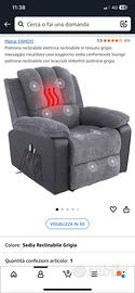 poltrona reclinabile