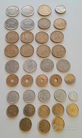 Monete spagnole d'epoca in Pesetas