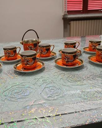 Set da caffè in porcellana giapponese 