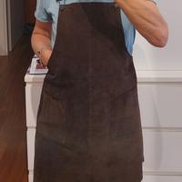 abito Salopette in pelle