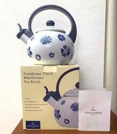 VILLEROY & BOCH - Bollitore Blue flowers -NUOVO