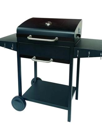 Barbecue "America" in acciaio a carbonella