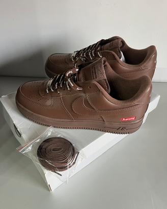 Nike Air Force 1 Supreme Marroni 43