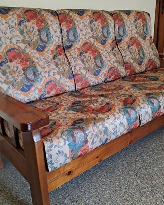 DIVANO in legno 3posti