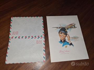 Confezione posta aerea 10 buste e 10 fogli lettera
