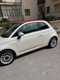 Fiat 500 Cabrio Lounge del 2011 Bianco Perlato