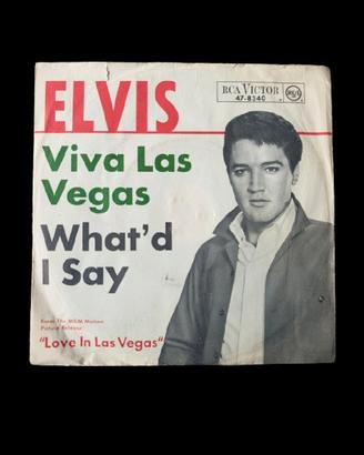 Elvis Presley  45 giri LAS Vegas 