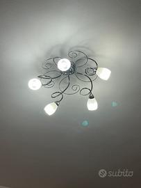 Lampadario 5 bocce