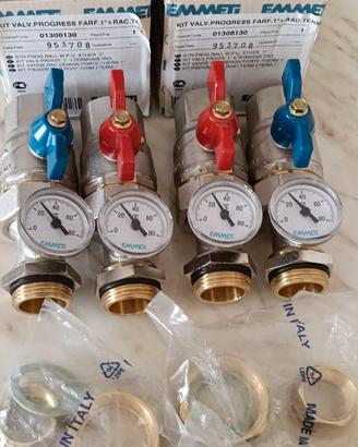 N. 2 KIT VALVOLE PROGRESS  EMMETI   NUOVI