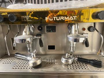 Macchina Caffè Espresso Professionale 2 Gruppi FUT
