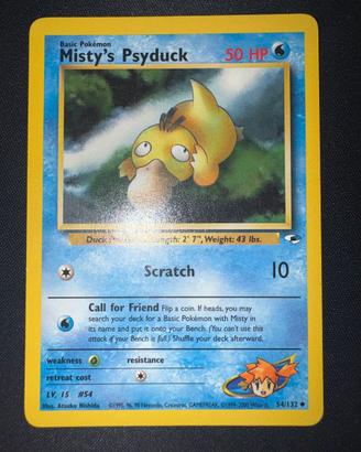 Misty's Psyduck Gym Heroes 54/132