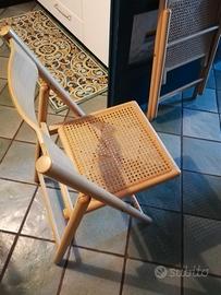 N.2 Sedie in paglia di Vienna NON SPEDISCO