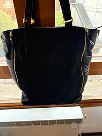 Borsa di cavallino nera