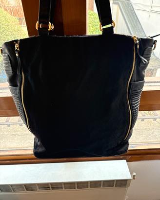 Borsa di cavallino nera