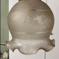 Lampadario diametro 20/25cm  anni 40