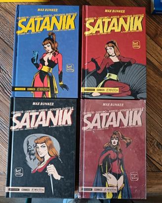 SATANIK OMNIBUS MONDADORI 4 volumi Max Bunker