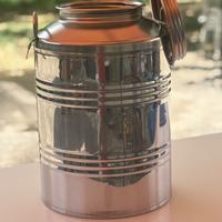 Contenitore olio 50 litri acciaio