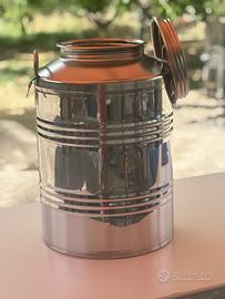 Contenitore olio 50 litri acciaio