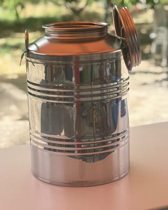 Contenitore olio 50 litri acciaio