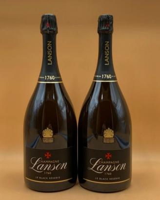 CHAMPAGNE LANSON "Le Black Réserve" Duo Magnum 1.5