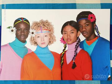 Poster giganti coloratissimi stile Benetton 1x70cm