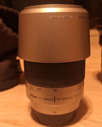 nikon of nikkor 70-300 silver