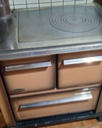 STUFA CUCINA A LEGNA CON FORNO