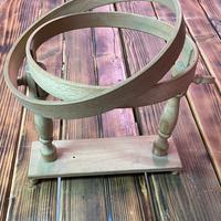 Telaio da ricamo per ricamare in legno vintage