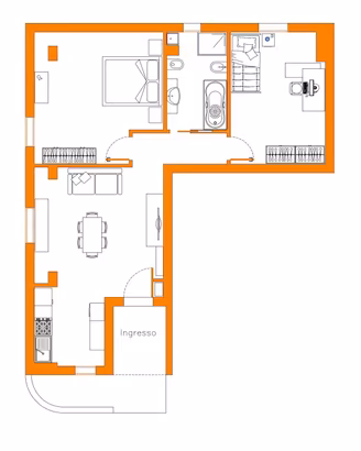 Appartamento arredato zona Viale delle Americhe 