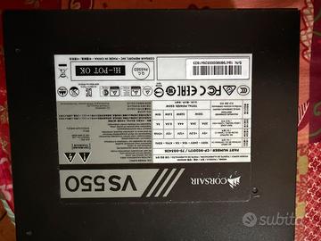 Alimentatore corsair vs550