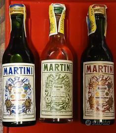 Martini trittico bottiglie mignon