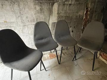 4 SEDIE IN BUONE CONDIZIONI