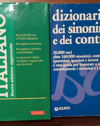 Lotto Dizionari: Italiano Vallardi-Sinonimi Giunti