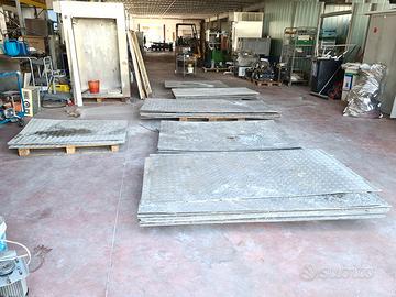 lamiere di alluminio antiscivolo usate