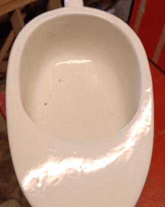 Padella sanitaria in ceramica vintage 
