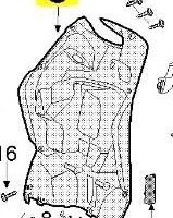 Coperchio interno Peugeot Tweet 125Z PRO 50Z PRO