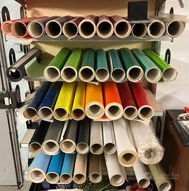 Rotoli vinile adesivo da intaglio 62 cm.