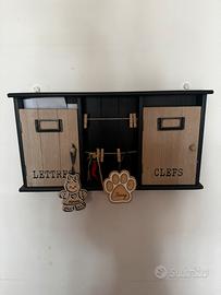 Portachiavi e porta lettere