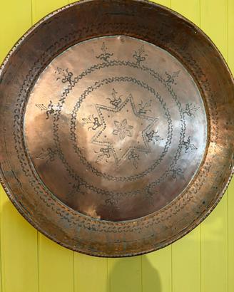 Piatto decorativo rame