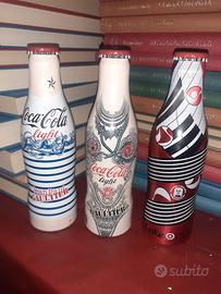 bottiglie coca cola da collezione piene