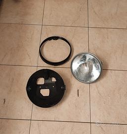 Faro anteriore per moto – Completo di supporto 