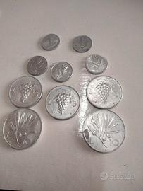 lotto  2  da 1 lira, 3 da 2 lire, 3 5 lire 2 da 10