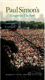 PAUL SIMON - CONCERT IN THE PARK - VHS