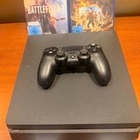 PS4. Playstation 4 slim 500 GB Joypad e 2 giochi